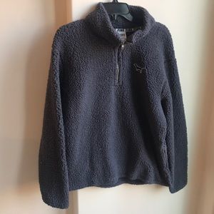 Victoria Secret Faux Sherpa quarter zip pullover